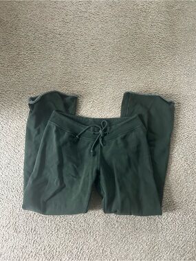 RARE Brandy Melville Dark Green Low Rise Wide Leg Sweatpants
